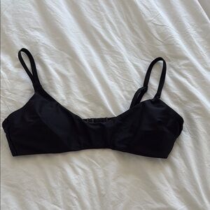 Aerie Elegant Black Bikini Top L